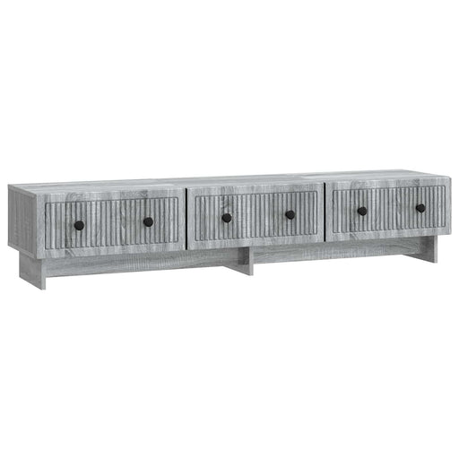 Cabinet TV Sonoma gri 147 x 34,5 x 30 cm Lemn prelucrat - WALTI WALTI