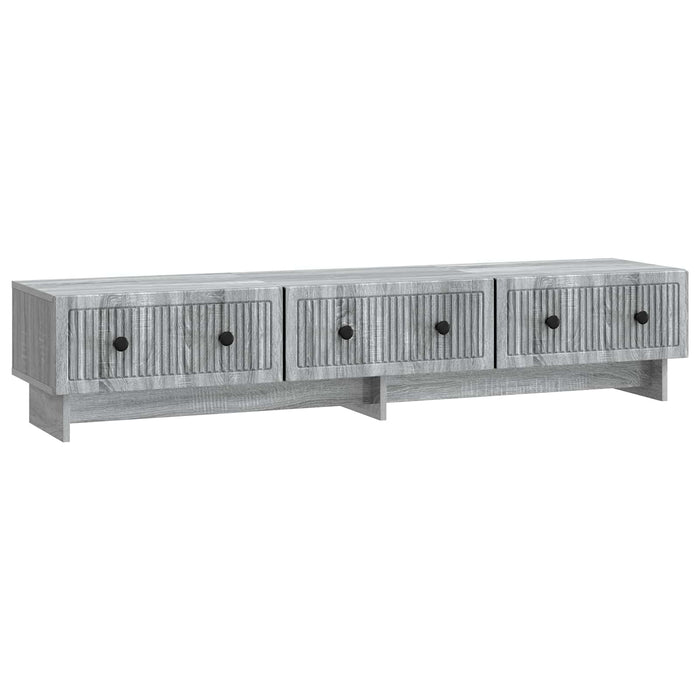 Cabinet TV Sonoma gri 147 x 34,5 x 30 cm Lemn prelucrat - WALTI WALTI