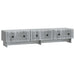 Cabinet TV Sonoma gri 147 x 34,5 x 30 cm Lemn prelucrat - WALTI WALTI