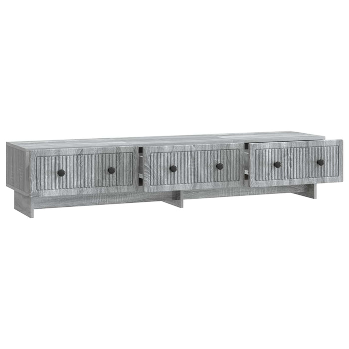 Cabinet TV Sonoma gri 147 x 34,5 x 30 cm Lemn prelucrat - WALTI WALTI