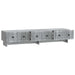 Cabinet TV Sonoma gri 147 x 34,5 x 30 cm Lemn prelucrat - WALTI WALTI