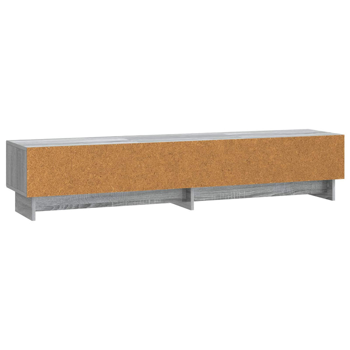 Cabinet TV Sonoma gri 147 x 34,5 x 30 cm Lemn prelucrat - WALTI WALTI