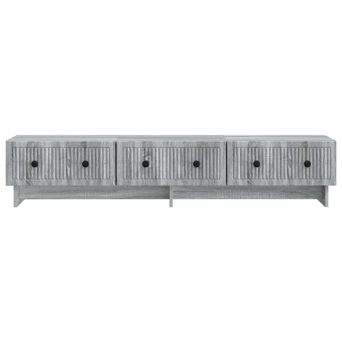 Cabinet TV Sonoma gri 147 x 34,5 x 30 cm Lemn prelucrat - WALTI WALTI