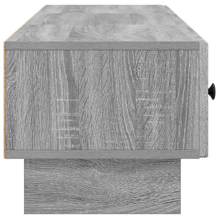 Cabinet TV Sonoma gri 147 x 34,5 x 30 cm Lemn prelucrat - WALTI WALTI