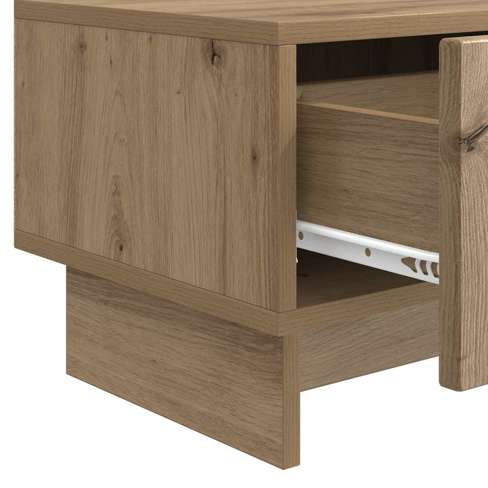 Cabinet TV Stejar Artizanal 147 x 34,5 x 30 cm Lemn prelucrat - WALTI WALTI
