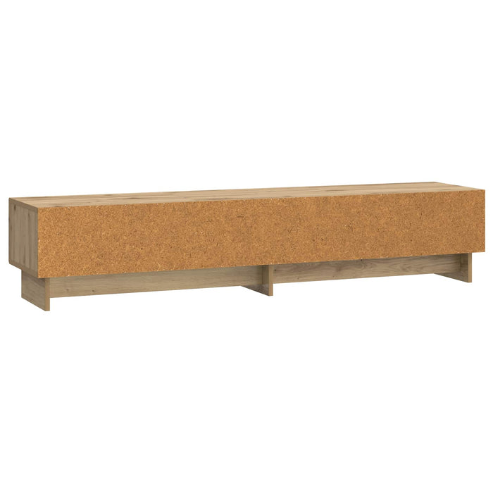 Cabinet TV Stejar Artizanal 147 x 34,5 x 30 cm Lemn prelucrat - WALTI WALTI