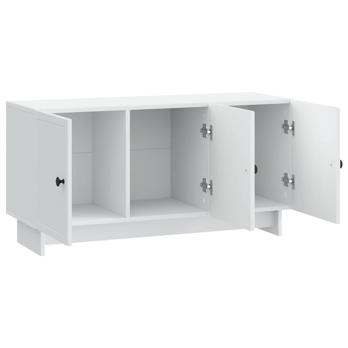 Cabinet TV Alb 99 x 34,5 x 50 cm Lemn prelucrat - WALTI WALTI