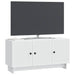 Cabinet TV Alb 99 x 34,5 x 50 cm Lemn prelucrat - WALTI WALTI