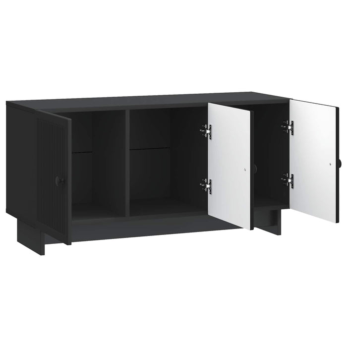 Cabinet TV Negru 99 x 34,5 x 50 cm Lemn prelucrat - WALTI WALTI