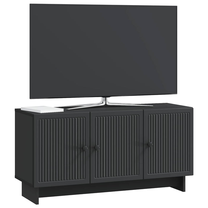 Cabinet TV Negru 99 x 34,5 x 50 cm Lemn prelucrat - WALTI WALTI