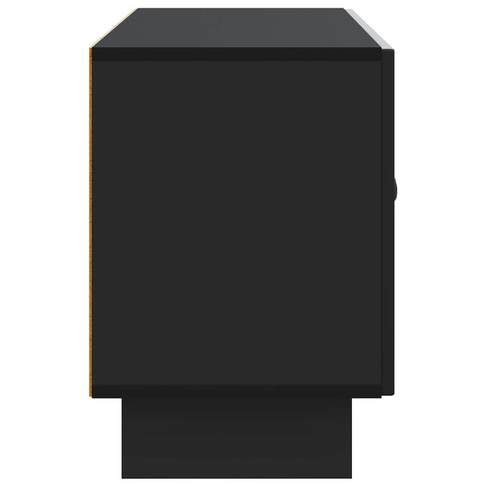 Cabinet TV Negru 99 x 34,5 x 50 cm Lemn prelucrat - WALTI WALTI