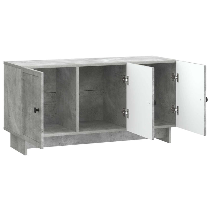Cabinet TV Gri Beton 99 x 34,5 x 50 cm Lemn prelucrat - WALTI WALTI