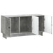 Cabinet TV Gri Beton 99 x 34,5 x 50 cm Lemn prelucrat - WALTI WALTI
