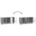 Cabinet TV Gri Beton 99 x 34,5 x 50 cm Lemn prelucrat - WALTI WALTI