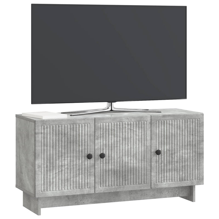 Cabinet TV Gri Beton 99 x 34,5 x 50 cm Lemn prelucrat - WALTI WALTI