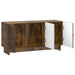 Cabinet TV Stejar fumuriu 99 x 34,5 x 50 cm Lemn prelucrat - WALTI WALTI