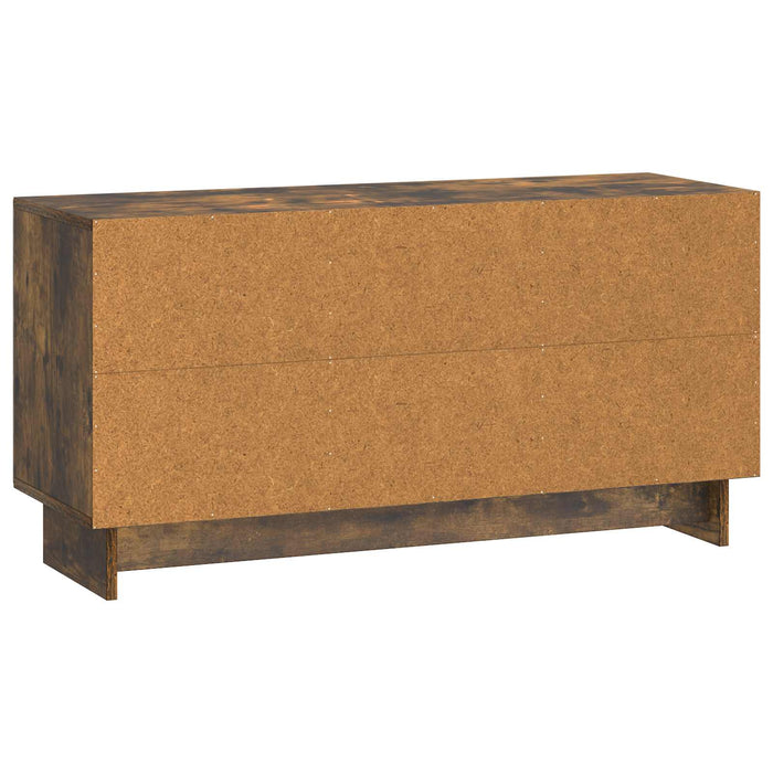 Cabinet TV Stejar fumuriu 99 x 34,5 x 50 cm Lemn prelucrat - WALTI WALTI