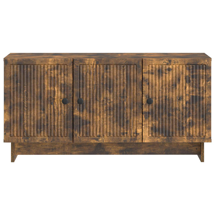 Cabinet TV Stejar fumuriu 99 x 34,5 x 50 cm Lemn prelucrat - WALTI WALTI