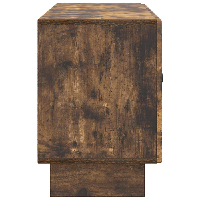 Cabinet TV Stejar fumuriu 99 x 34,5 x 50 cm Lemn prelucrat - WALTI WALTI