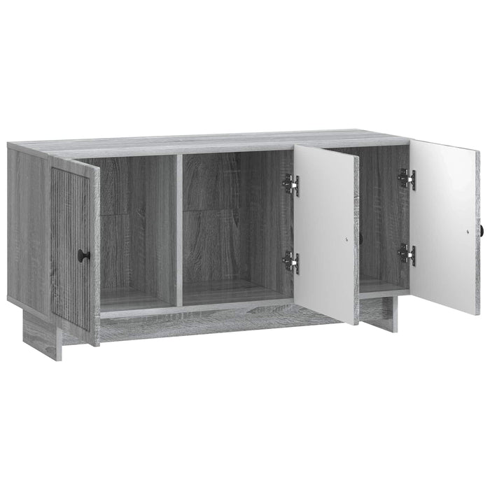 Cabinet TV Sonoma gri 99 x 34,5 x 50 cm Lemn prelucrat - WALTI WALTI