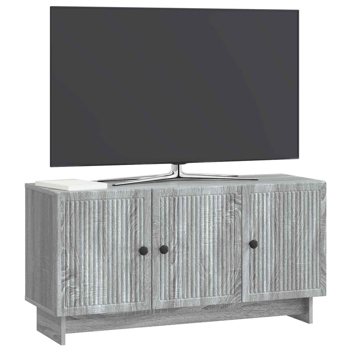 Cabinet TV Sonoma gri 99 x 34,5 x 50 cm Lemn prelucrat - WALTI WALTI