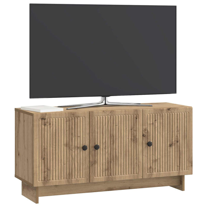 Cabinet TV Stejar Artizanal 99 x 34,5 x 50 cm Lemn prelucrat - WALTI WALTI