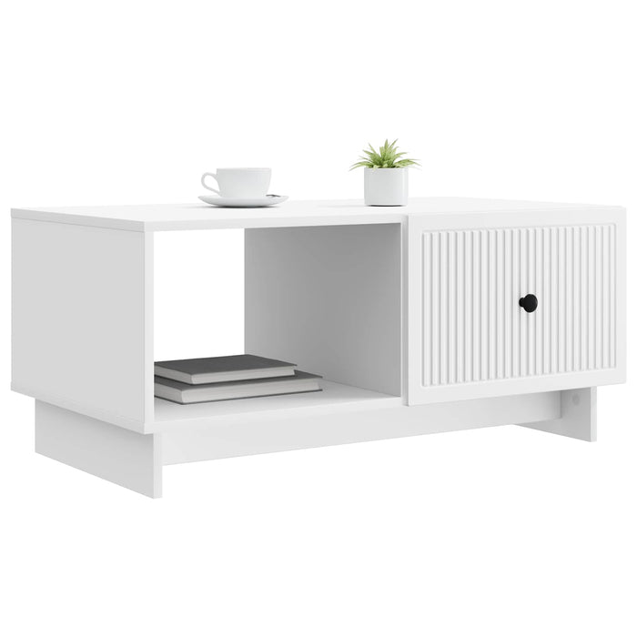 Masă de cafea Alb 90 x 50 x 40 cm Lemn prelucrat - WALTI WALTI