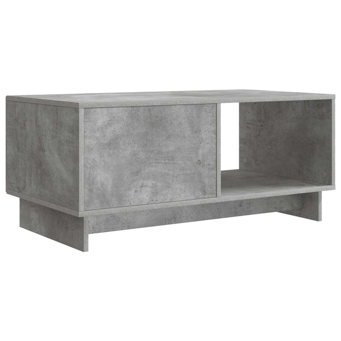 Masă de cafea Gri Beton 90 x 50 x 40 cm Lemn prelucrat - WALTI WALTI