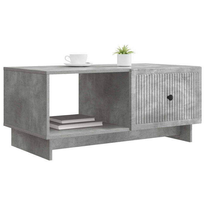Masă de cafea Gri Beton 90 x 50 x 40 cm Lemn prelucrat - WALTI WALTI