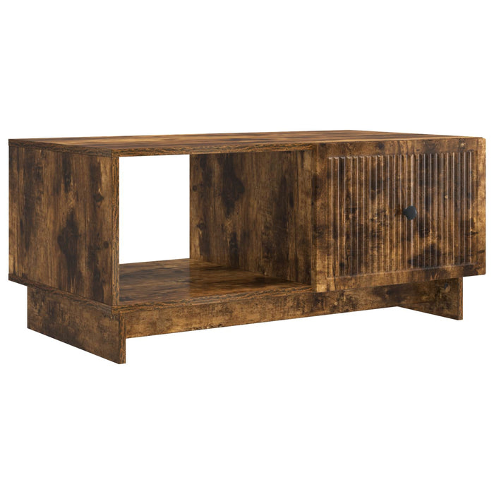 Masă de cafea Stejar fumuriu 90 x 50 x 40 cm Lemn prelucrat - WALTI WALTI