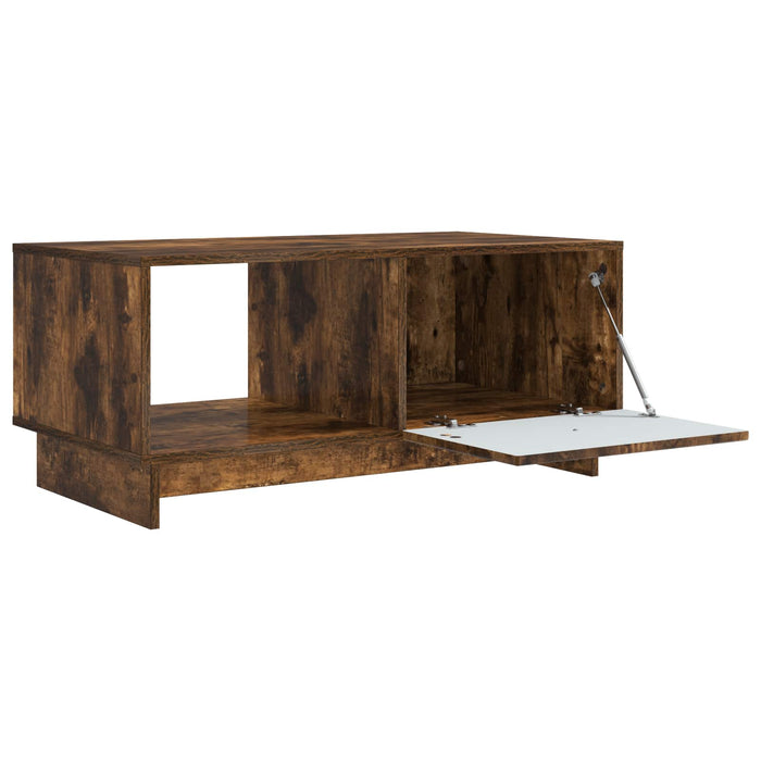 Masă de cafea Stejar fumuriu 90 x 50 x 40 cm Lemn prelucrat - WALTI WALTI
