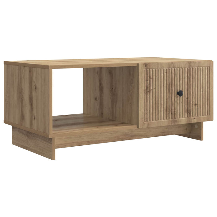 Masă de cafea Stejar Artizanal 90 x 50 x 40 cm Lemn prelucrat - WALTI WALTI