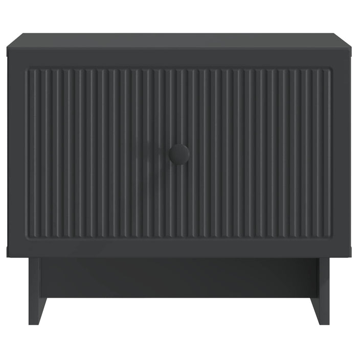 Masă de cafea cu sertar Negru 49 x 50 x 40 cm Lemn prelucrat - WALTI WALTI