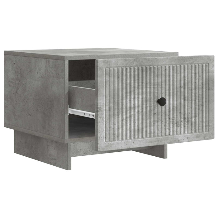 Masă de cafea Gri Beton 49 x 50 x 40 cm Lemn prelucrat - WALTI WALTI