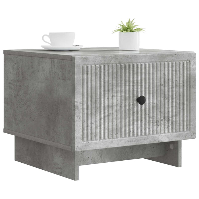 Masă de cafea Gri Beton 49 x 50 x 40 cm Lemn prelucrat - WALTI WALTI