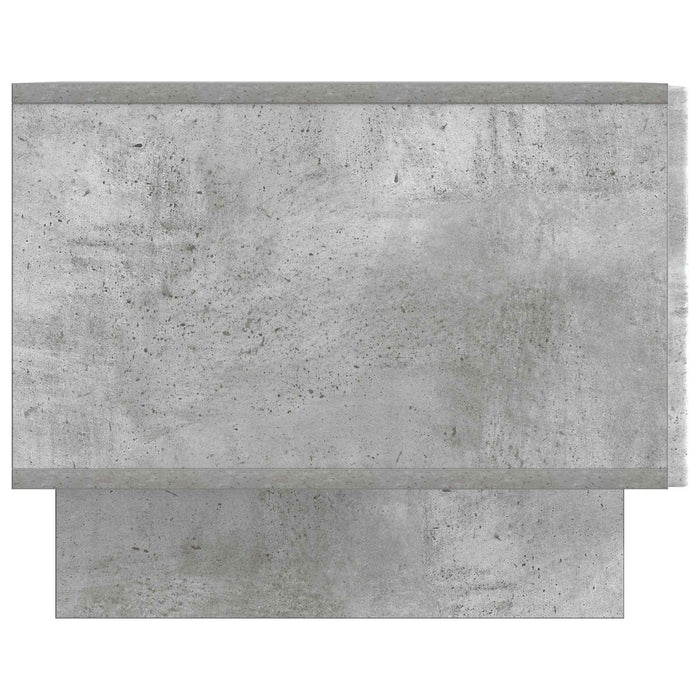 Masă de cafea Gri Beton 49 x 50 x 40 cm Lemn prelucrat - WALTI WALTI