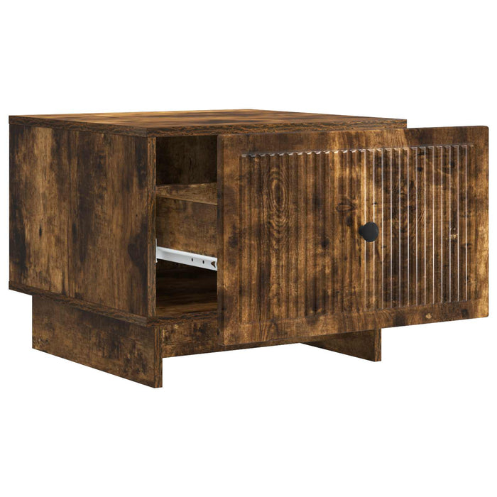 Masă de cafea Stejar fumuriu 49 x 50 x 40 cm Lemn prelucrat - WALTI WALTI