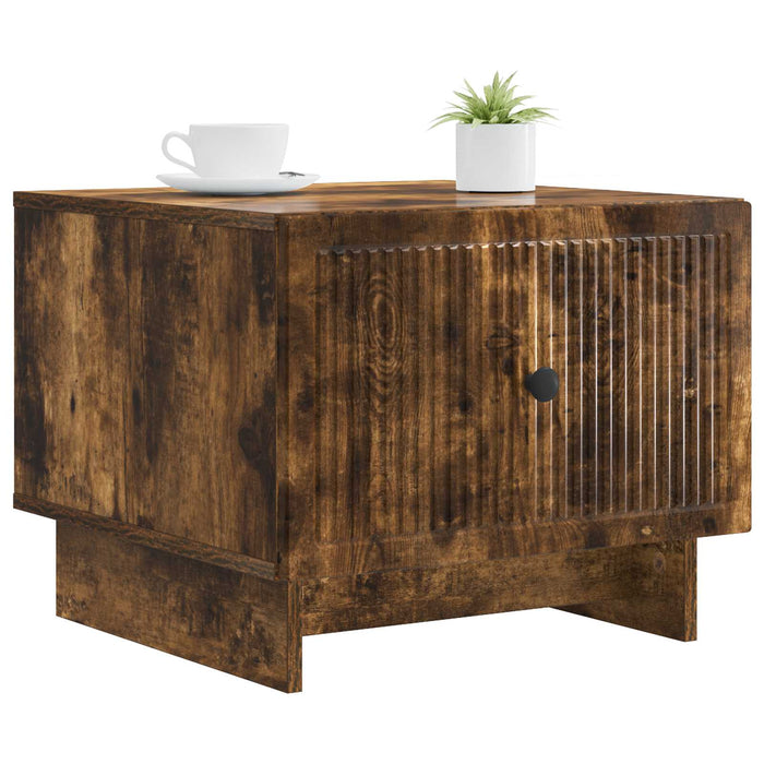 Masă de cafea Stejar fumuriu 49 x 50 x 40 cm Lemn prelucrat - WALTI WALTI