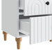 Dulap de noapte cu sertar Alb 43 x 34,5 x 48 cm Lemn prelucrat - WALTI WALTI