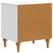 Dulap de noapte cu sertar Alb 43 x 34,5 x 48 cm Lemn prelucrat - WALTI WALTI