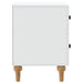 Dulap de noapte cu sertar Alb 43 x 34,5 x 48 cm Lemn prelucrat - WALTI WALTI