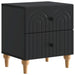 Dulap de noapte Negru 43 x 34,5 x 48 cm Lemn prelucrat - WALTI WALTI