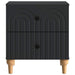 Dulap de noapte Negru 43 x 34,5 x 48 cm Lemn prelucrat - WALTI WALTI