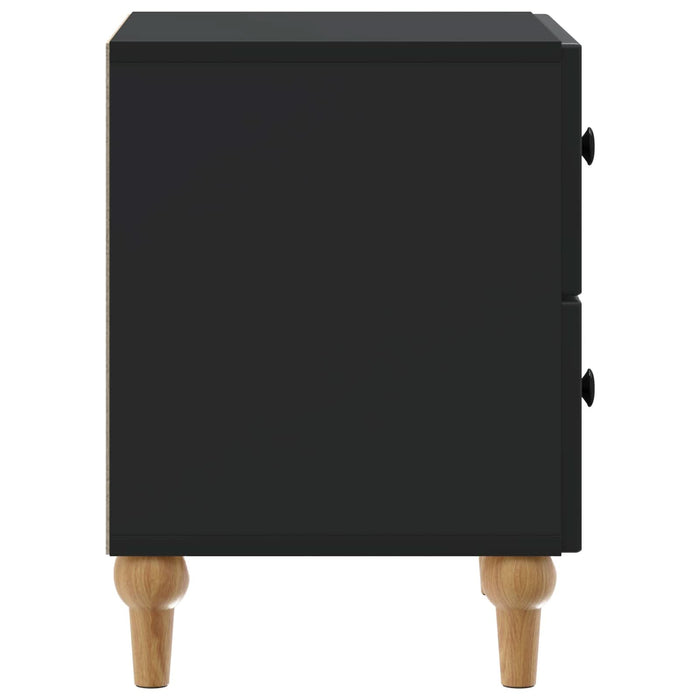Dulap de noapte Negru 43 x 34,5 x 48 cm Lemn prelucrat - WALTI WALTI
