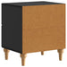 Dulap de noapte 2 pcs Negru 43 x 34,5 x 48 cm Lemn prelucrat - WALTI WALTI