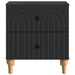 Dulap de noapte 2 pcs Negru 43 x 34,5 x 48 cm Lemn prelucrat - WALTI WALTI