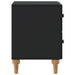 Dulap de noapte 2 pcs Negru 43 x 34,5 x 48 cm Lemn prelucrat - WALTI WALTI
