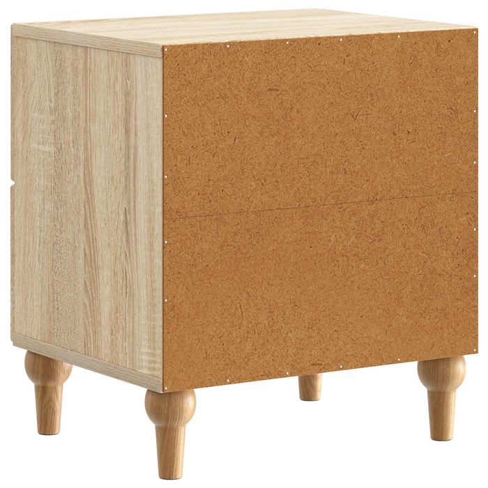 Dulap de noapte Stejar Sonoma 43 x 34,5 x 48 cm Lemn prelucrat - WALTI WALTI