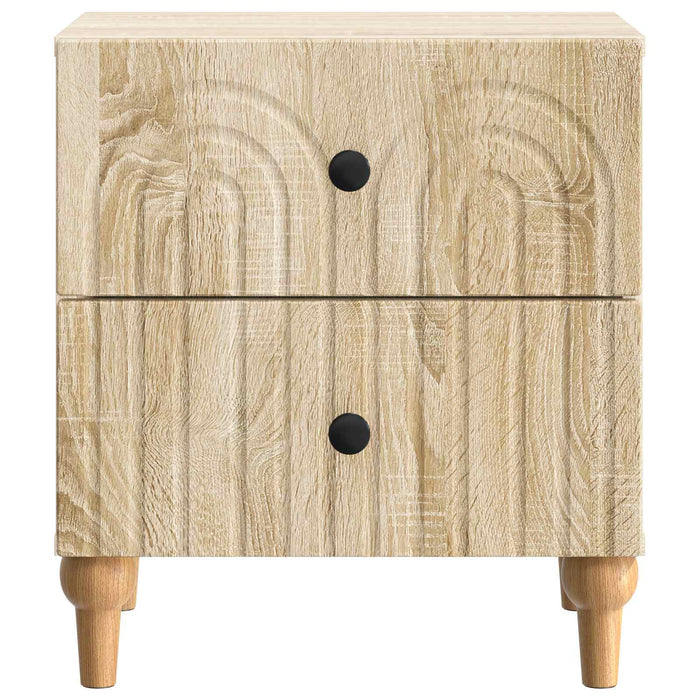 Dulap de noapte cu sertar 2 pcs Stejar Sonoma 43 x 34,5 x 48 cm - WALTI WALTI