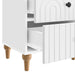 Dulap de noapte cu sertar Alb foarte lucios 43 x 34,5 x 48 cm - WALTI WALTI